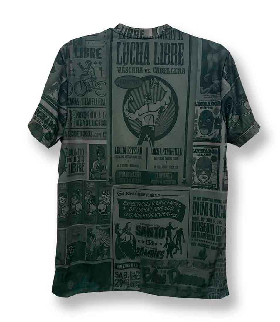 Playera de El santo sublimada full print