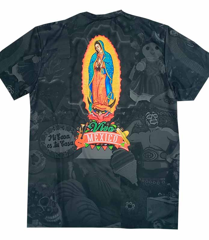 Playera Virgen de Guadalupe full print
