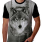 Playera de lobo en el bosque