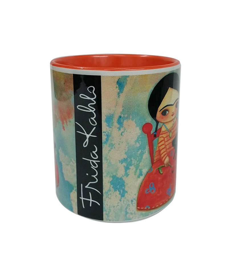 Frida girl ceramic mug